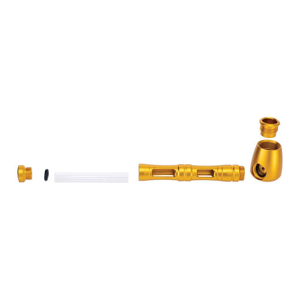 Smoke Drop WINDOW ALUMINIUM GLASS PIPE - Food, Beverages & Tobacco > Tobacco Products > Smoking Pipes