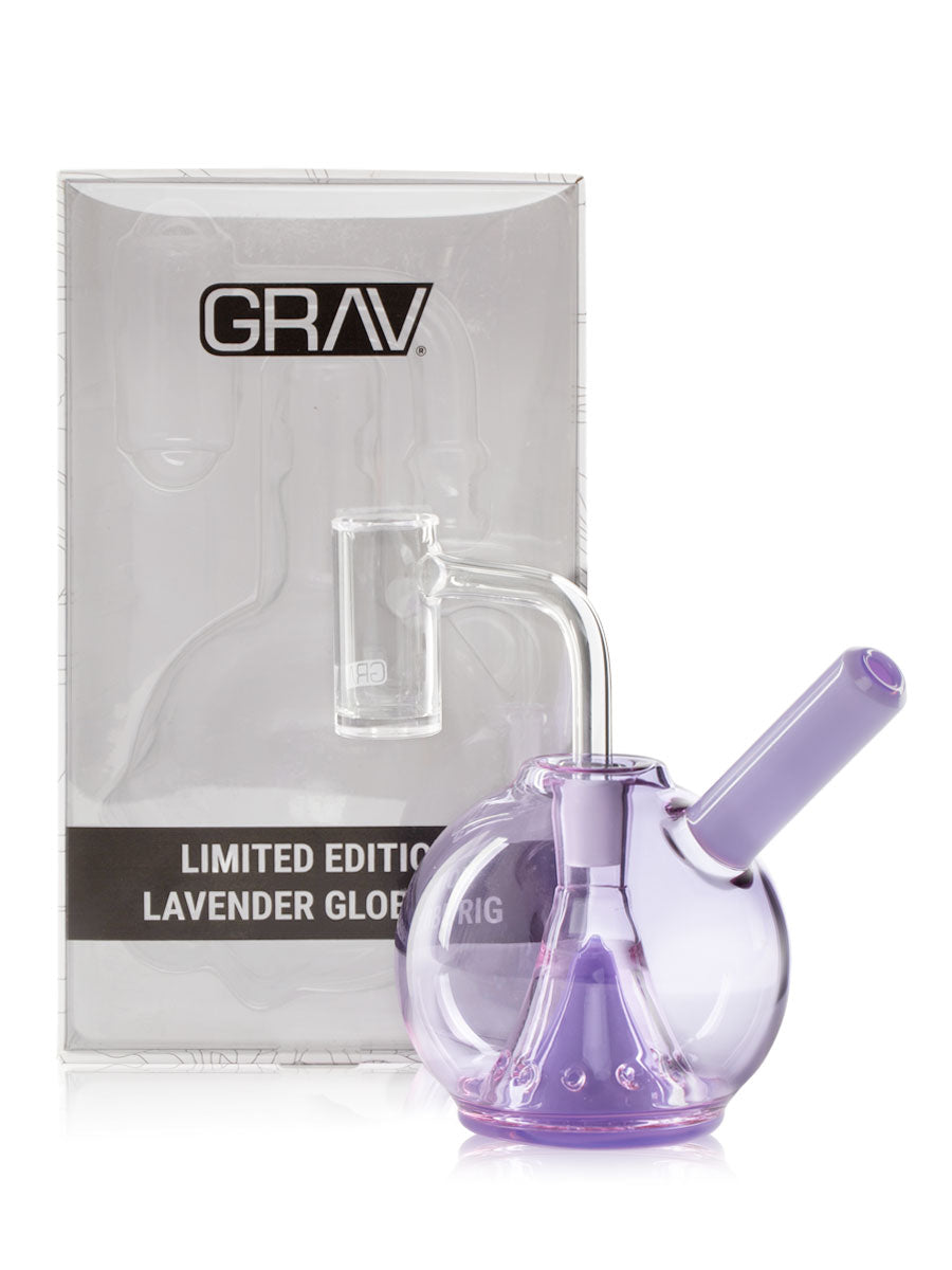 Smoke Drop GRAV® - Limited Edition Lavender Globe Rig - Home & Garden > Smoking Accessories