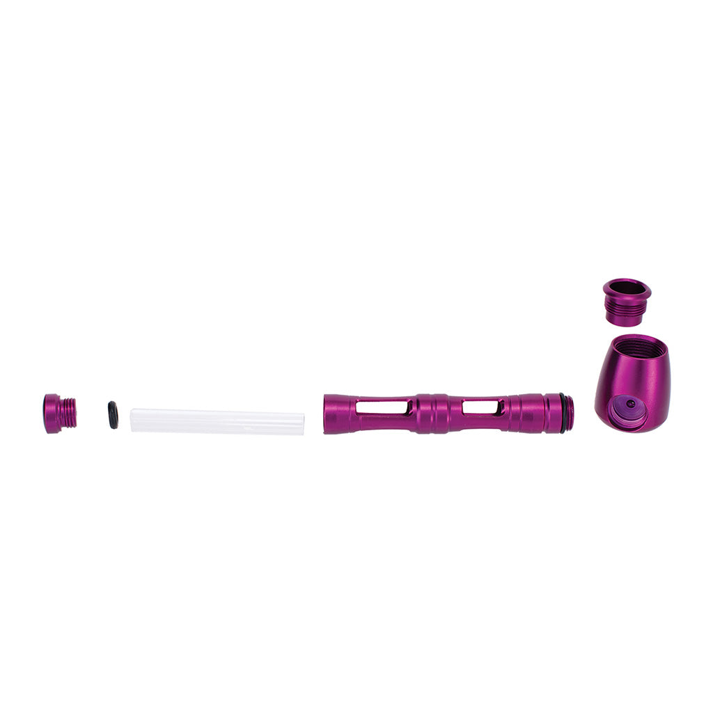 Smoke Drop WINDOW ALUMINIUM GLASS PIPE - Food, Beverages & Tobacco > Tobacco Products > Smoking Pipes