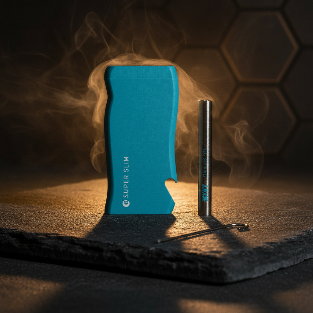 Smoke Drop RYOT - Super Slim Magnetic Dugout with One Hitter - Home & Garden > Smoking Accessories