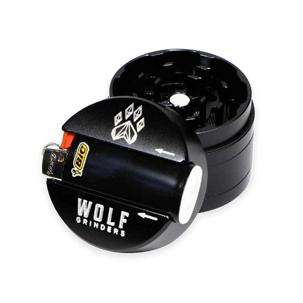 Smoke Drop Wolf Grinders ­ 4­Piece Maxi - Home & Garden > Kitchen & Dining > Kitchen Tools & Utensils > Spice Grinders