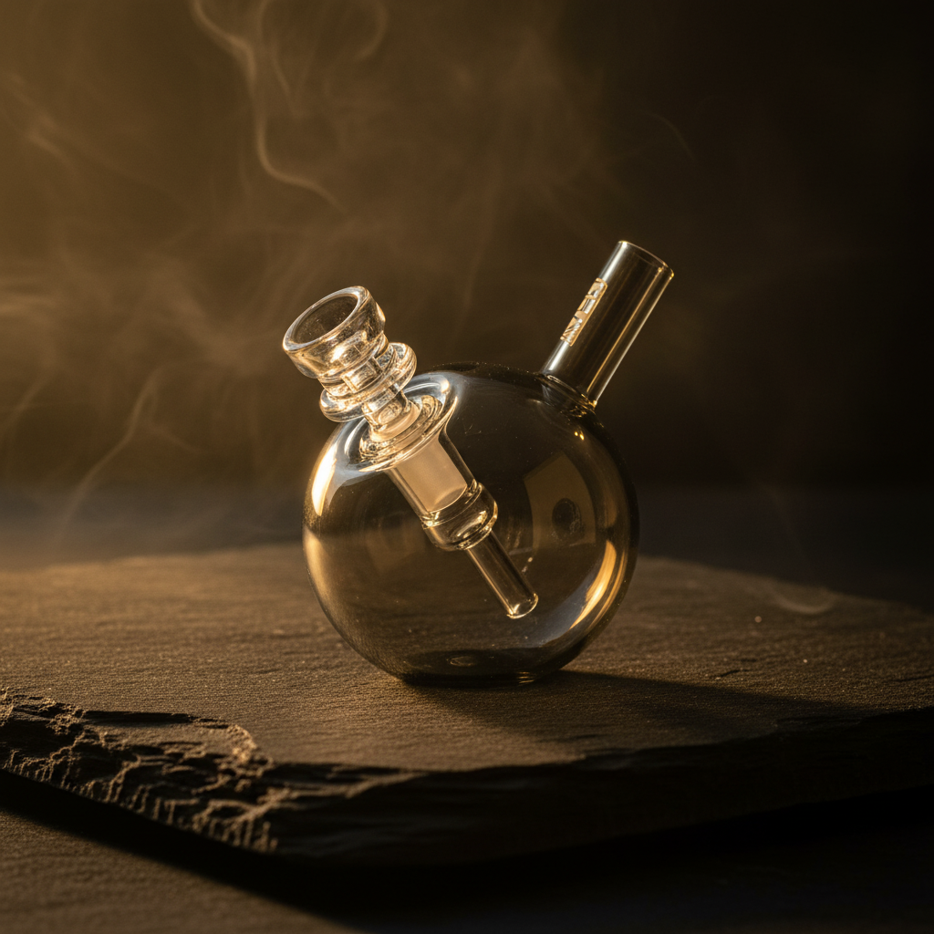 GRAV Spherical Pocket Bubbler - Moody Editorial Style