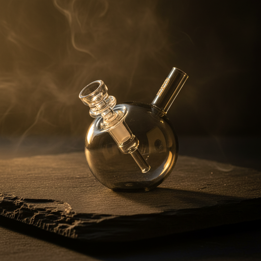 GRAV Spherical Pocket Bubbler - Moody Editorial Style