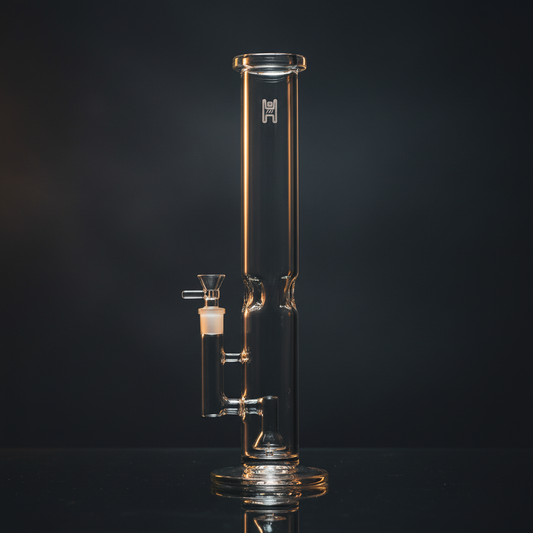 Smoke Drop Human Grade 15" Tube Glass Water Pipe - Home & Garden > Smoking Accessories