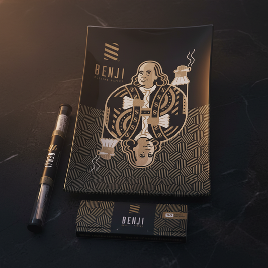 Smoke Drop Benji - Shatter-Resistant Glass Tray Kit - King Franklin - Home & Garden > Decor > Decorative Trays