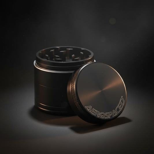 Smoke Drop Aerospaced by Higher Standards - 4 Piece Grinder - 1.6" - Home & Garden > Kitchen & Dining > Kitchen Tools & Utensils > Spice Grinders