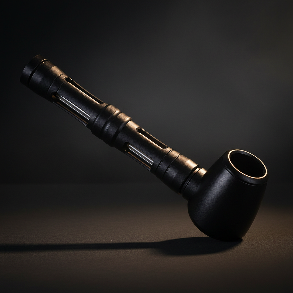 Smoke Drop WINDOW ALUMINIUM GLASS PIPE - Food, Beverages & Tobacco > Tobacco Products > Smoking Pipes