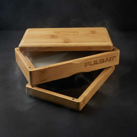 Smoke Drop Pulsar Bamboo Sifter Box - Home & Garden > Household Supplies > Storage & Organization Storage