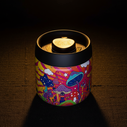 Smoke Drop Fujima Dank Tank Vacuum Glass Jar - Mushroom Vibe - Home & Garden > Household Supplies > Storage & Organization