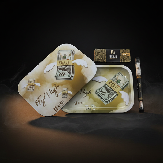 Smoke Drop Benji Tray Kit - Fly High Tray (9" x 6") - Home & Garden > Decor > Decorative Trays