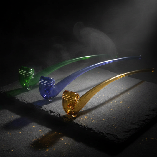Smoke Drop Wizard Glass Hand Pipe - Food, Beverages & Tobacco > Tobacco Products > Smoking Pipes
