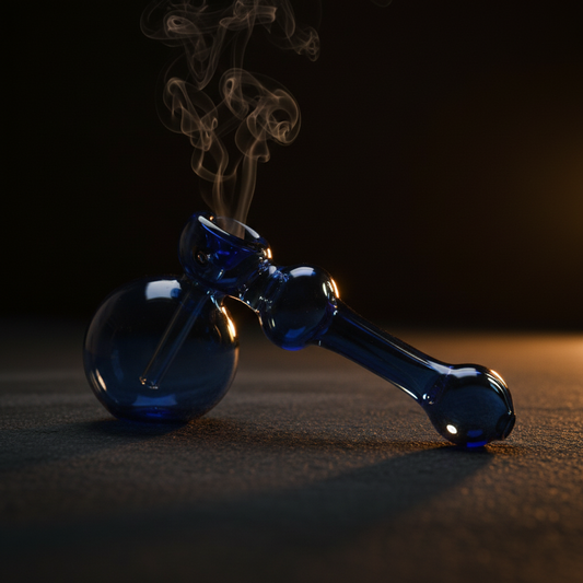 Smoke Drop LA Pipes "Glass Hammer" Glass Hammer Bubbler Pipe (Various Colors) - Food, Beverages & Tobacco > Tobacco Products > Smoking Pipes