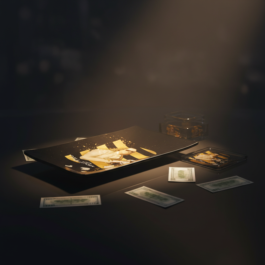 Smoke Drop Benji - Shatter-Resistant Glass Tray Kit - Make it Rain - Home & Garden > Decor > Decorative Trays